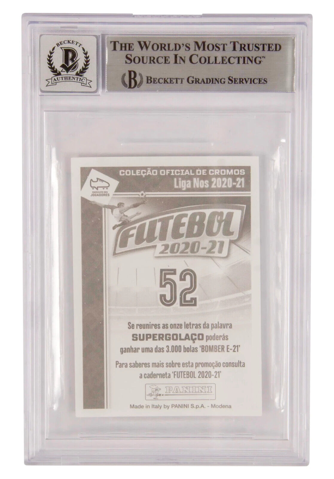 Darwin Nunez Signed 2020-21 Panini Futebol Liga Nos Rookie – BGS 10 Autograph